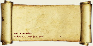 Iva Dedinac vizit kartica